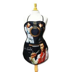 Elvis Presley guitar shaped apron new